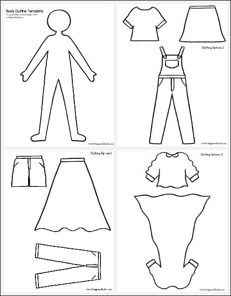 31 Creative Paper Doll Template Printable 26