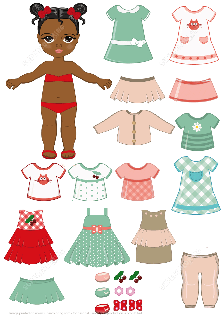 31 Creative Paper Doll Template Printable 33