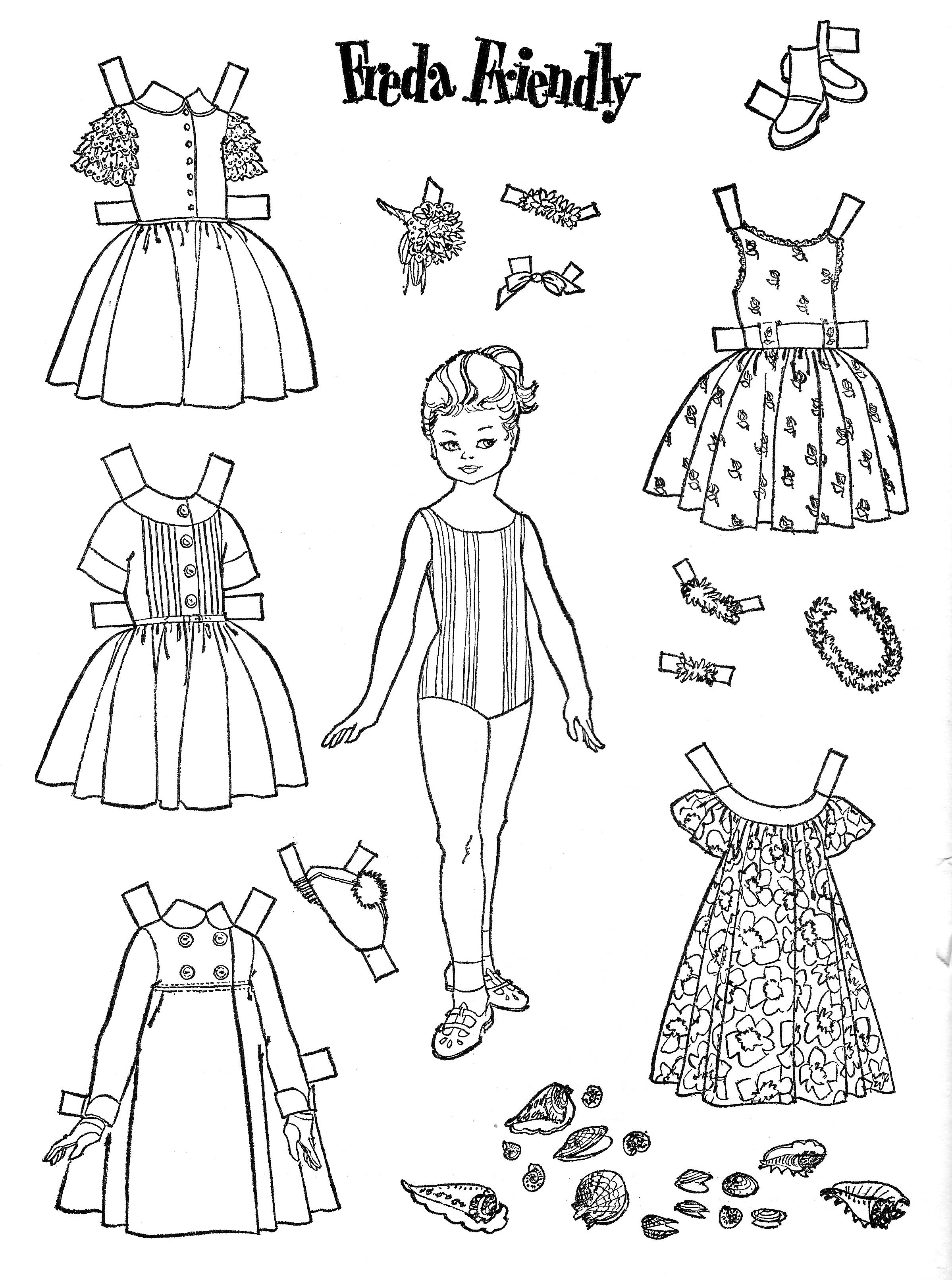 31 Creative Paper Doll Template Printable 35