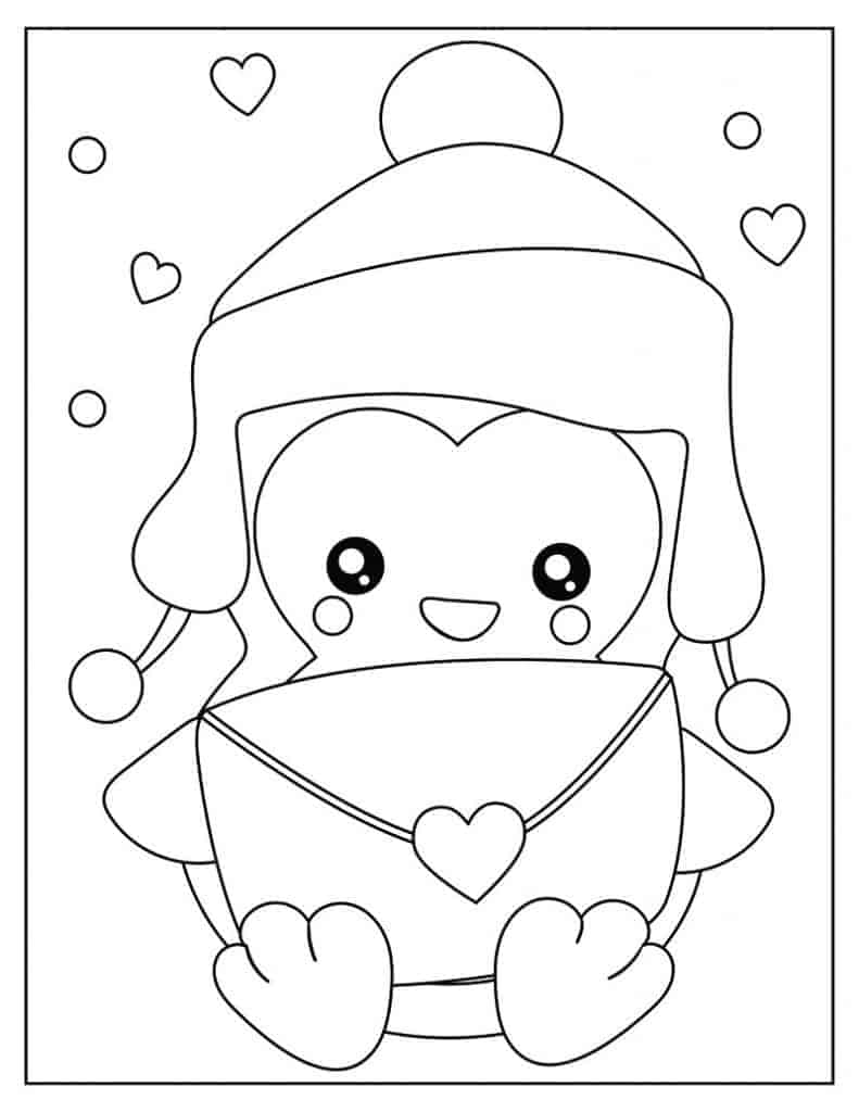 31 Cute Valentines Day Coloring Pages For Adults Printable 22