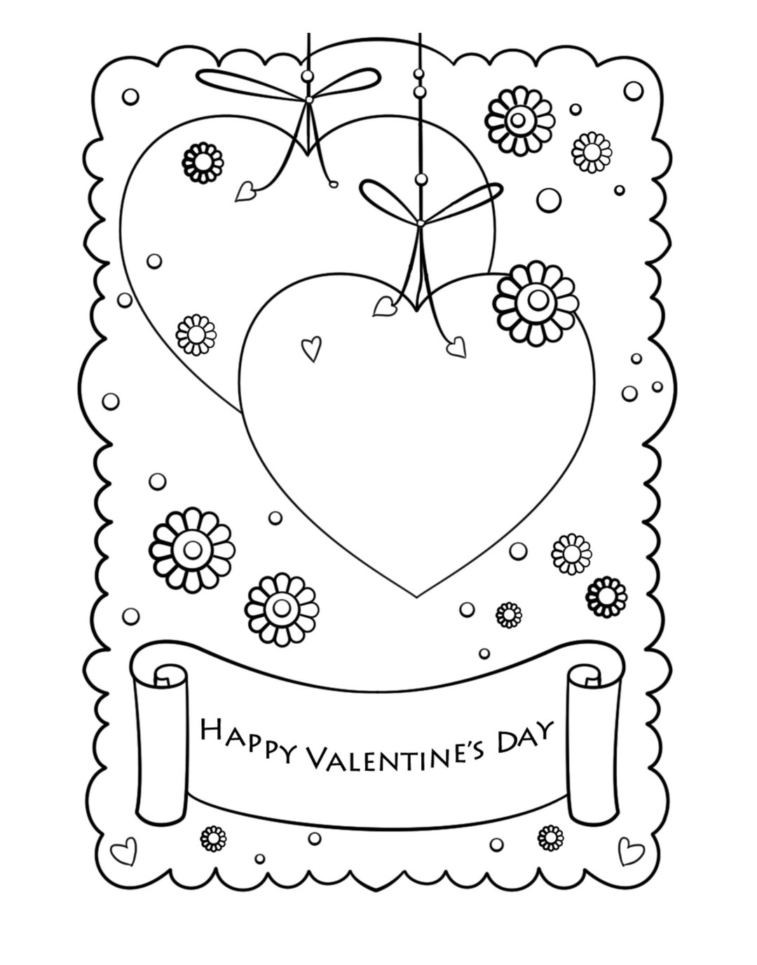 31 Cute Valentines Day Coloring Pages For Adults Printable 33