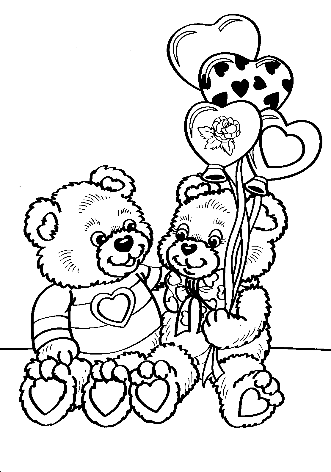 31 Cute Valentines Day Coloring Pages For Adults Printable 7