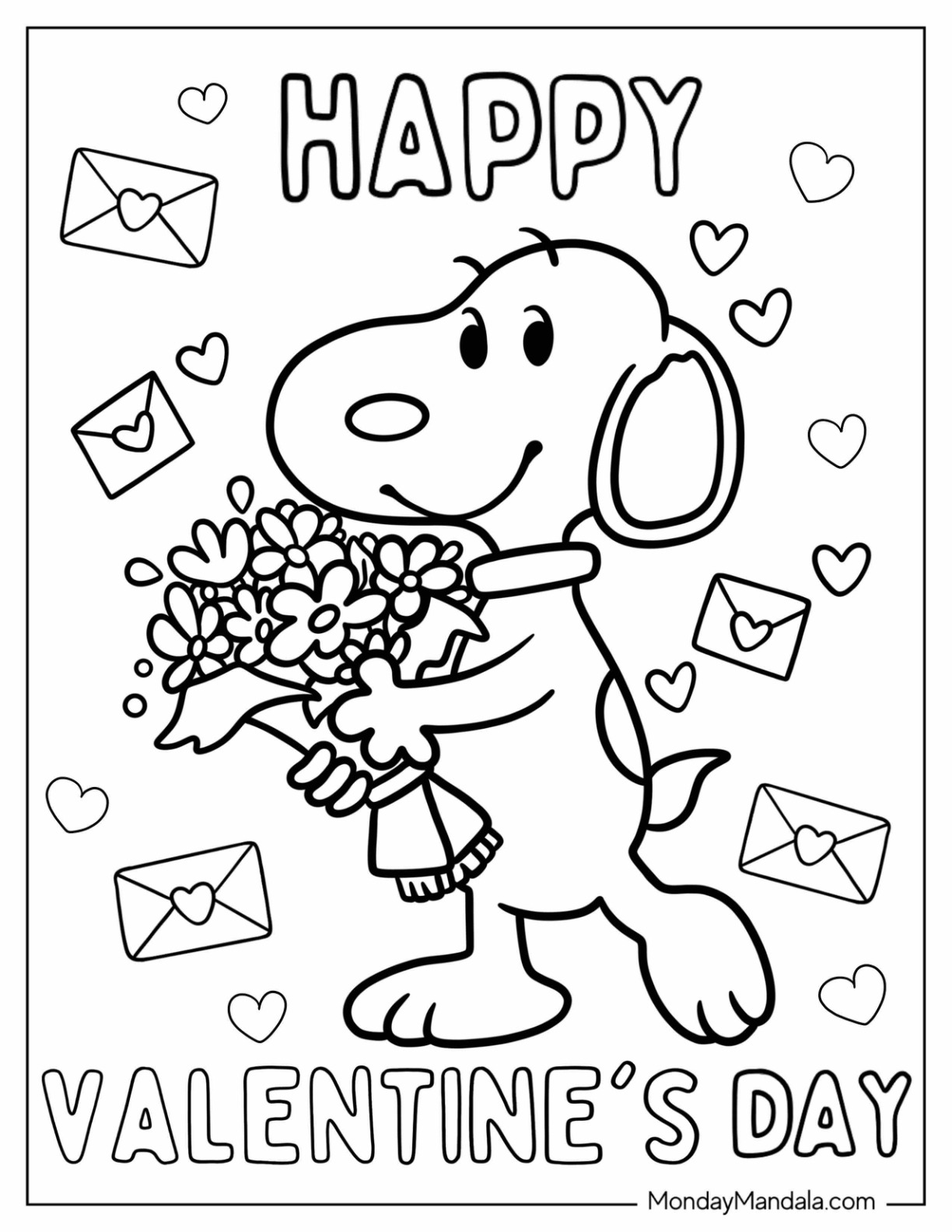 31 Cute Valentines Day Coloring Pages For Adults Printable 9