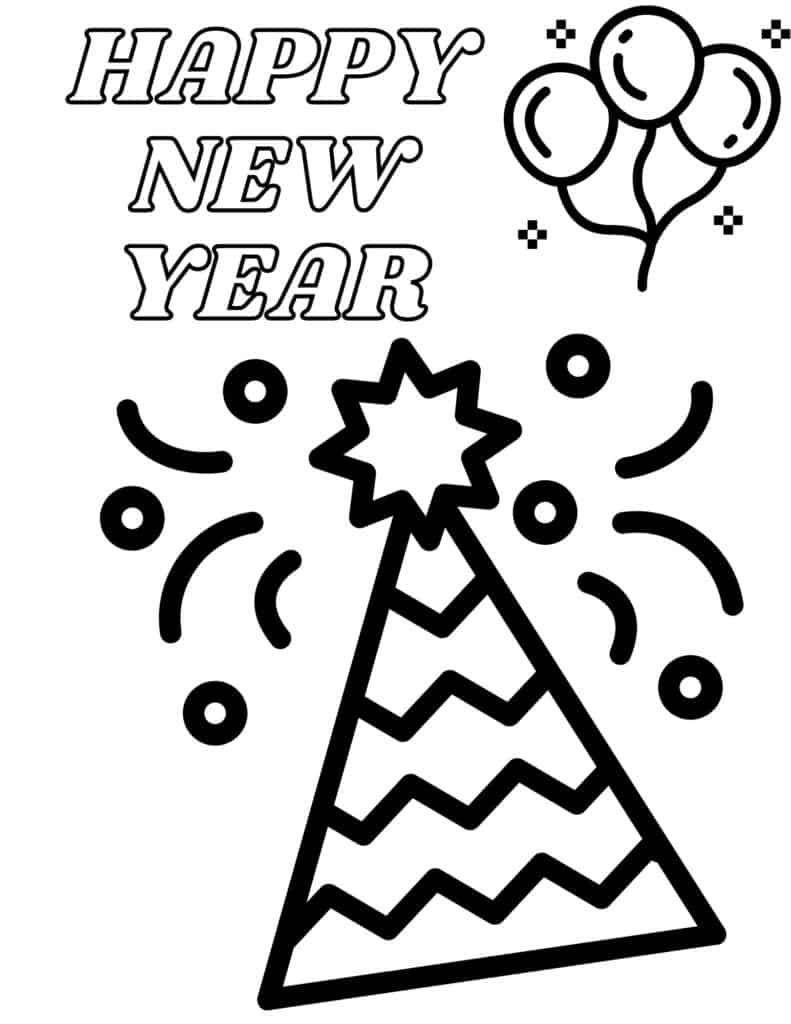 31 Disney New Year Coloring Pages Printable 10