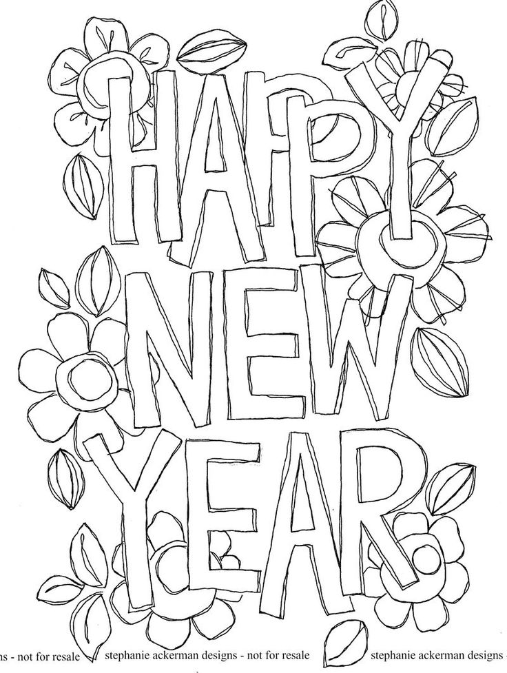 31 Disney New Year Coloring Pages Printable 15