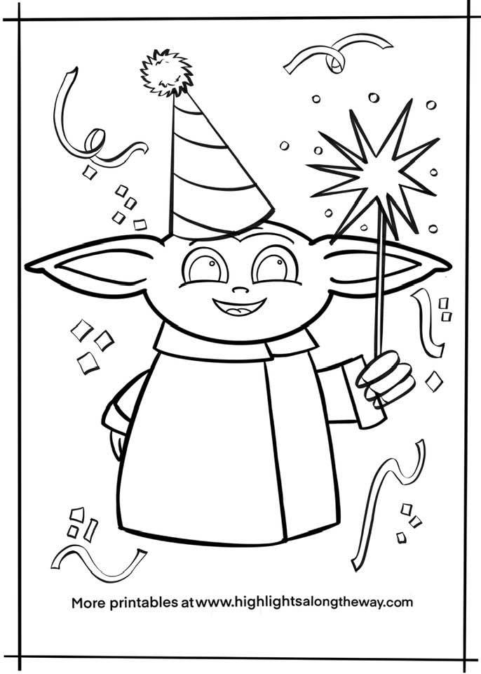 31 Disney New Year Coloring Pages Printable 21