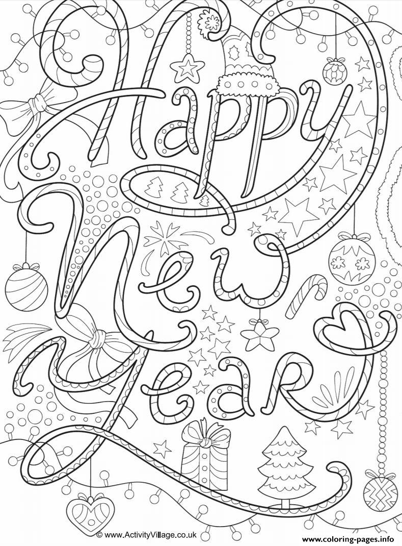 31 Disney New Year Coloring Pages Printable 24