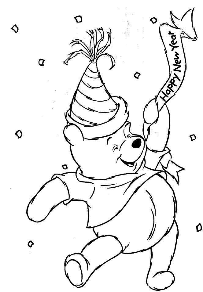 31 Disney New Year Coloring Pages Printable 27