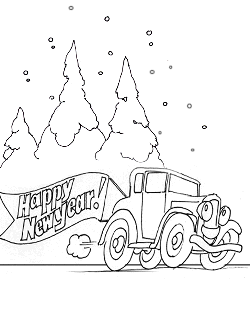 31 Disney New Year Coloring Pages Printable 34