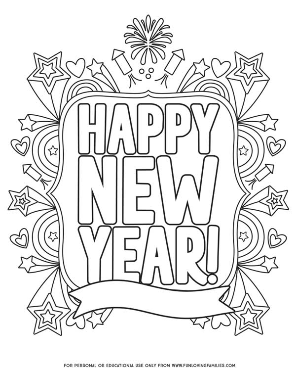 31 Disney New Year Coloring Pages Printable 5