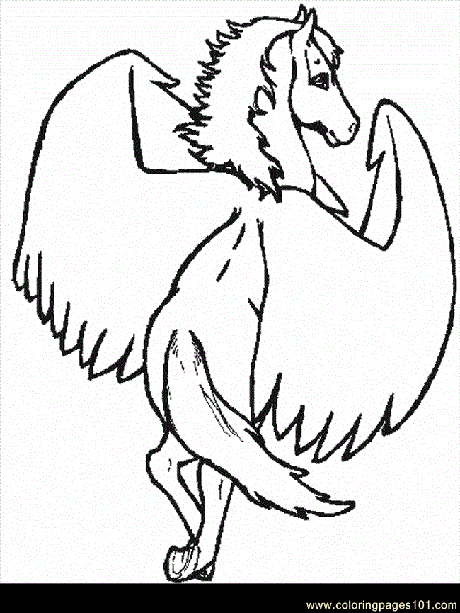 31 Pegasus Coloring Pages Printable 11