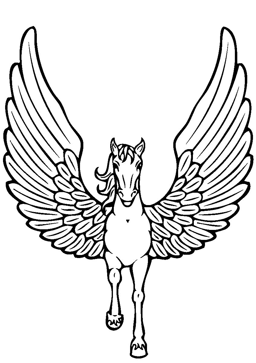 31 Pegasus Coloring Pages Printable 13