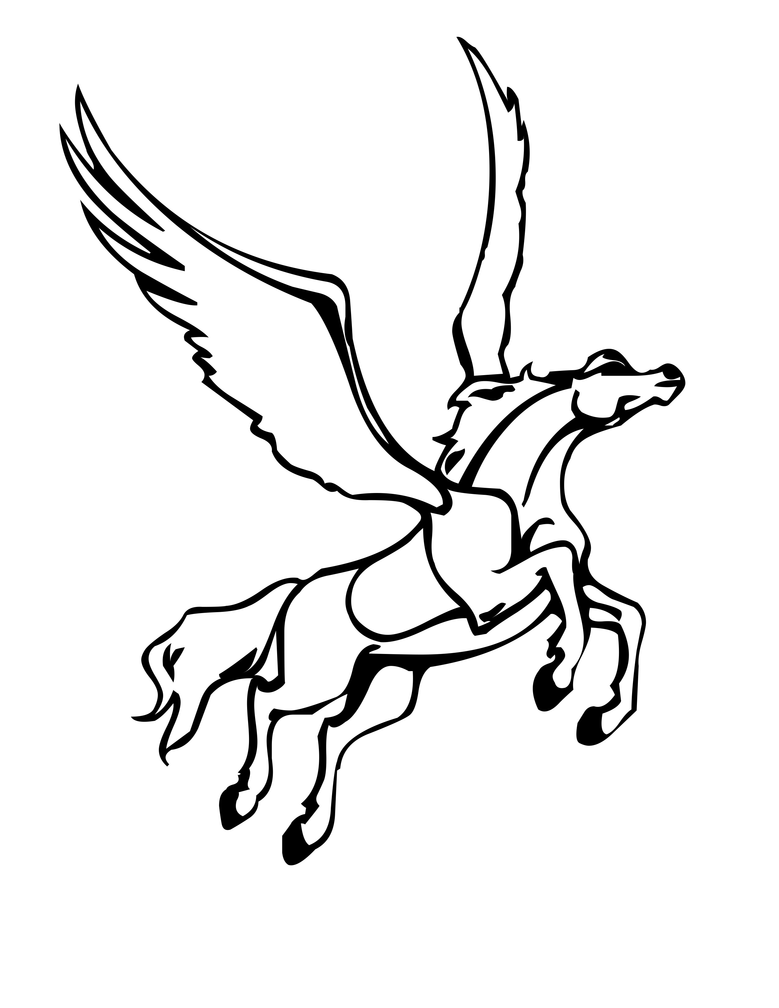 31 Pegasus Coloring Pages Printable 2