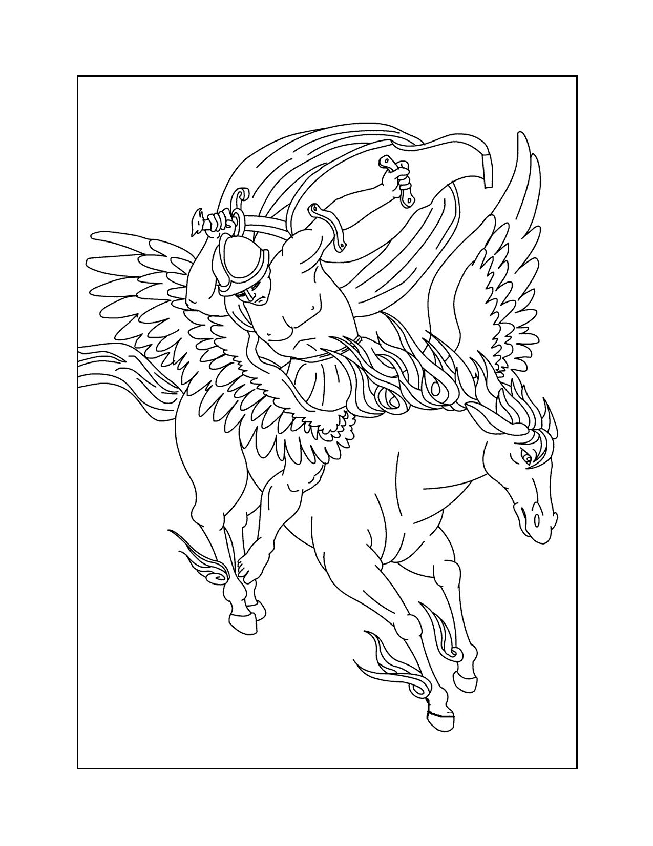 31 Pegasus Coloring Pages Printable 20