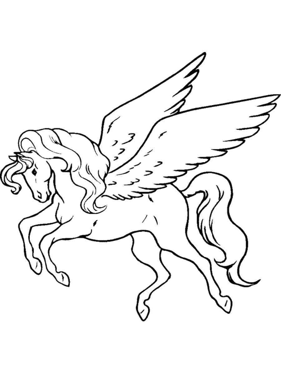 pegasus coloring pages printable jpg