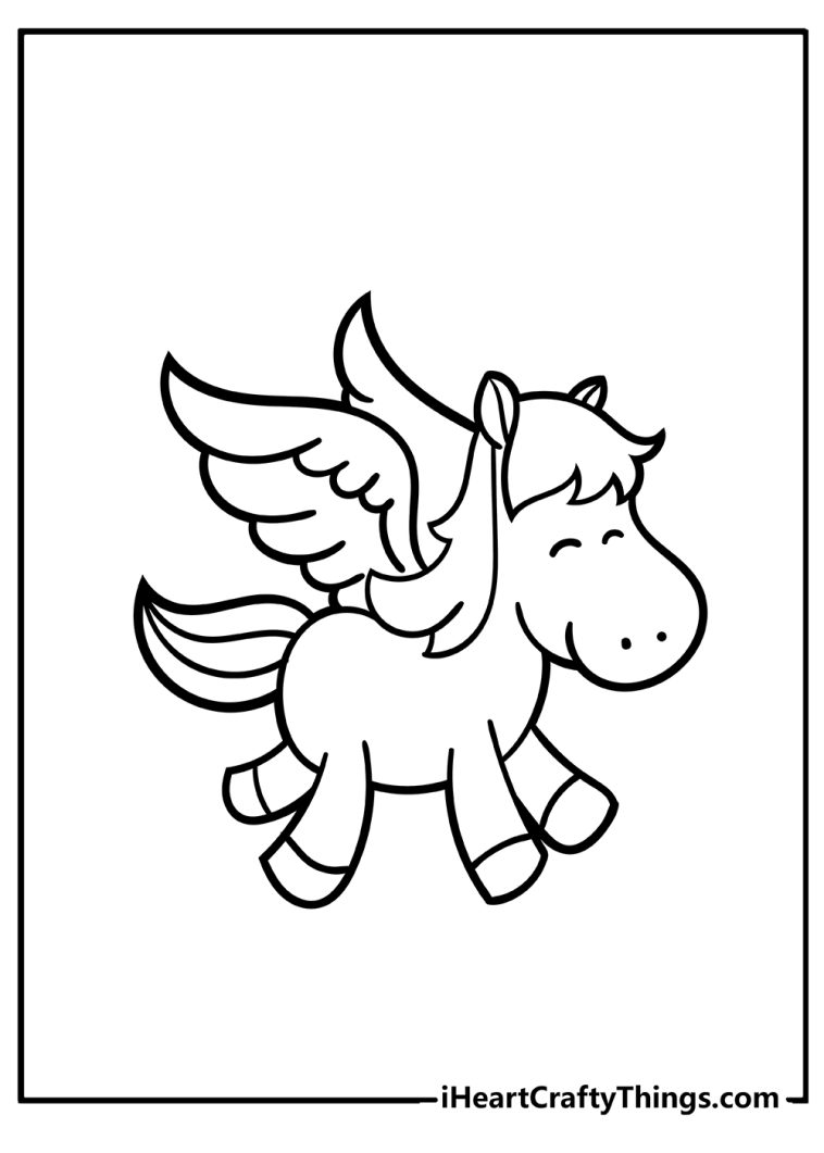 31 Pegasus Coloring Pages Printable 30