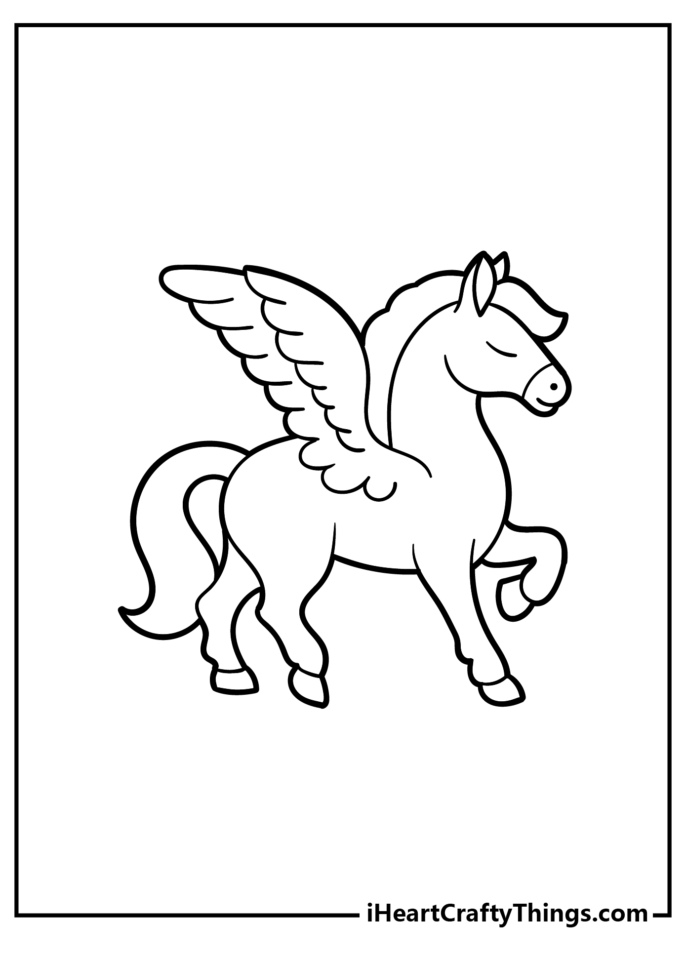 pegasus coloring pages printable jpg