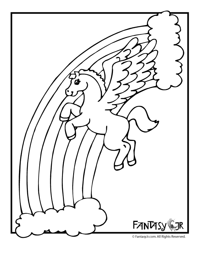 31 Pegasus Coloring Pages Printable 8