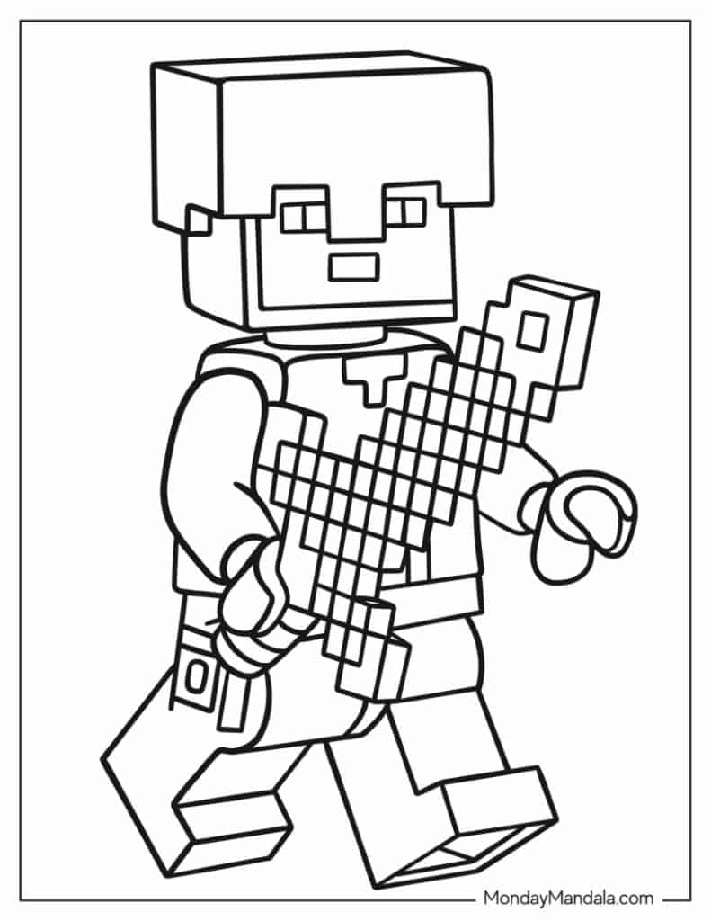 31 Solid Brick Coloring Pages Printable 14