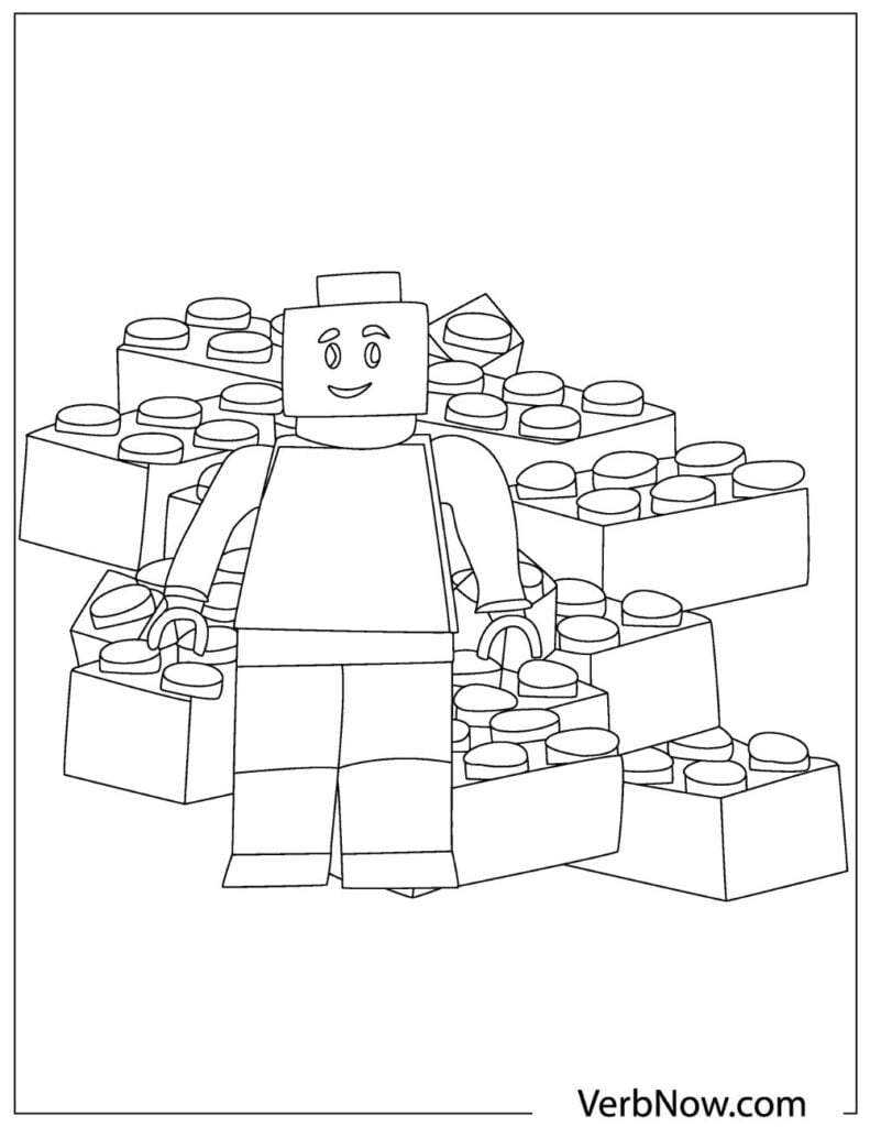 31 Solid Brick Coloring Pages Printable 28