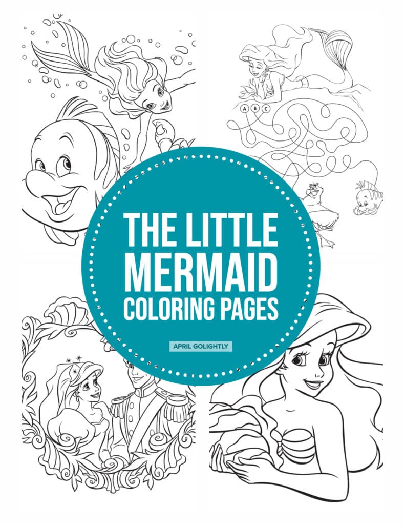 31 Spooky Little Mermaid Coloring Pages Ursula Printable 13