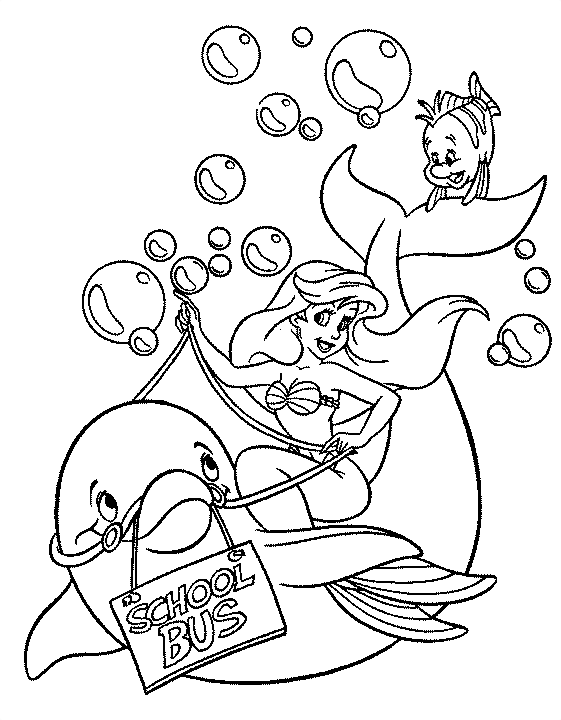 31 Spooky Little Mermaid Coloring Pages Ursula Printable 18