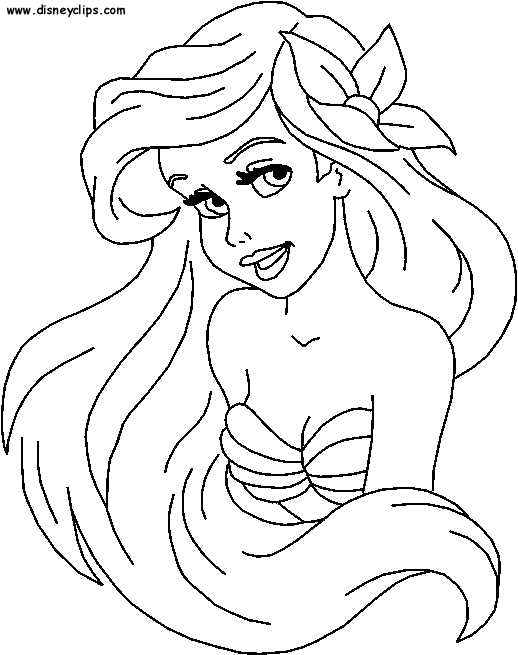 spooky little mermaid coloring pages ursula printable jpg