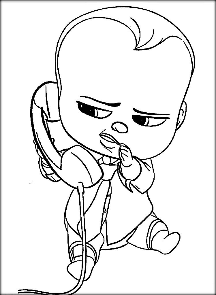 32 Baby Coloring Pages Printable 14