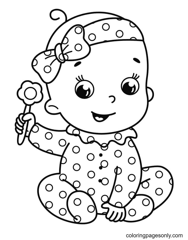 baby coloring pages printable jpg