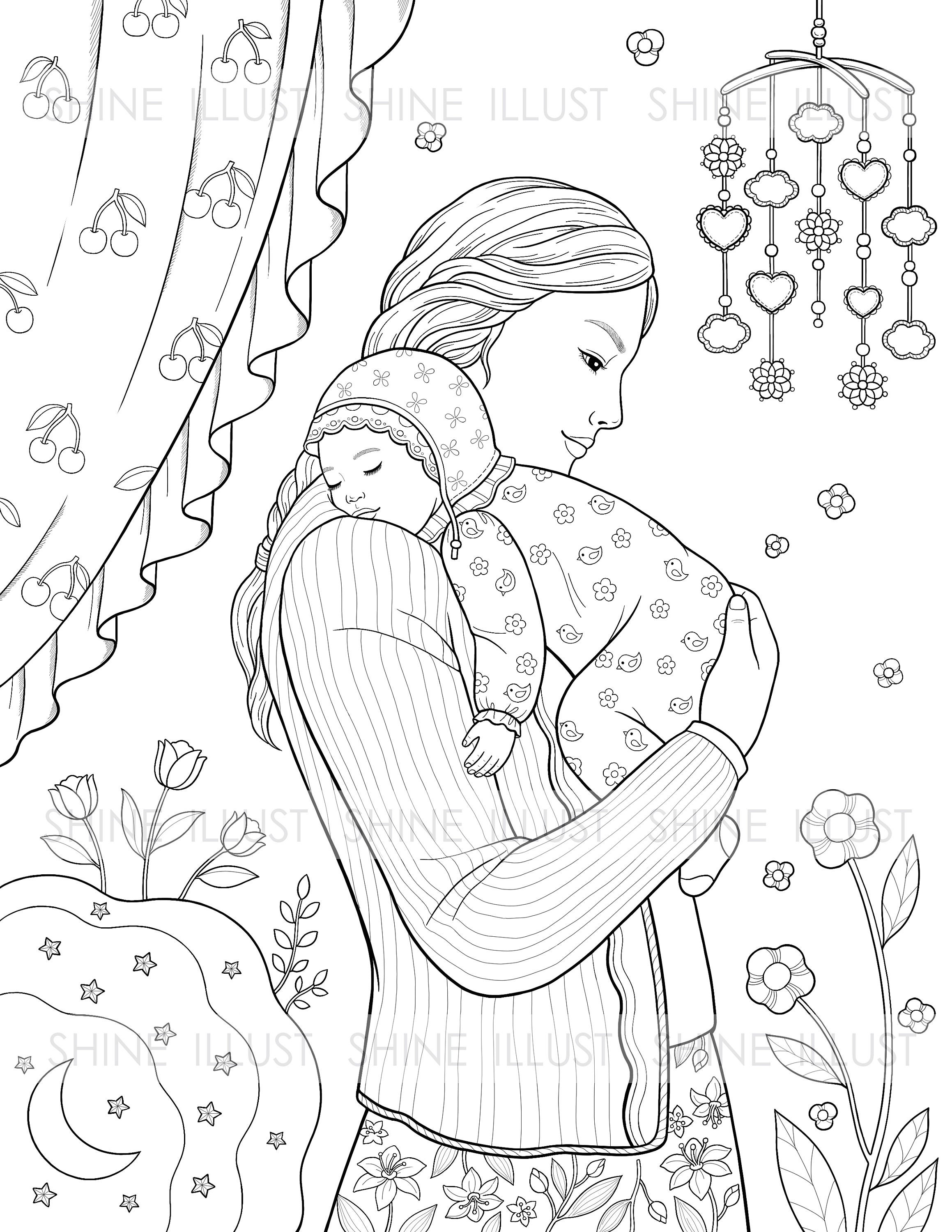 32 Baby Coloring Pages Printable 29