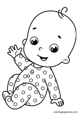 32 Baby Coloring Pages Printable 33