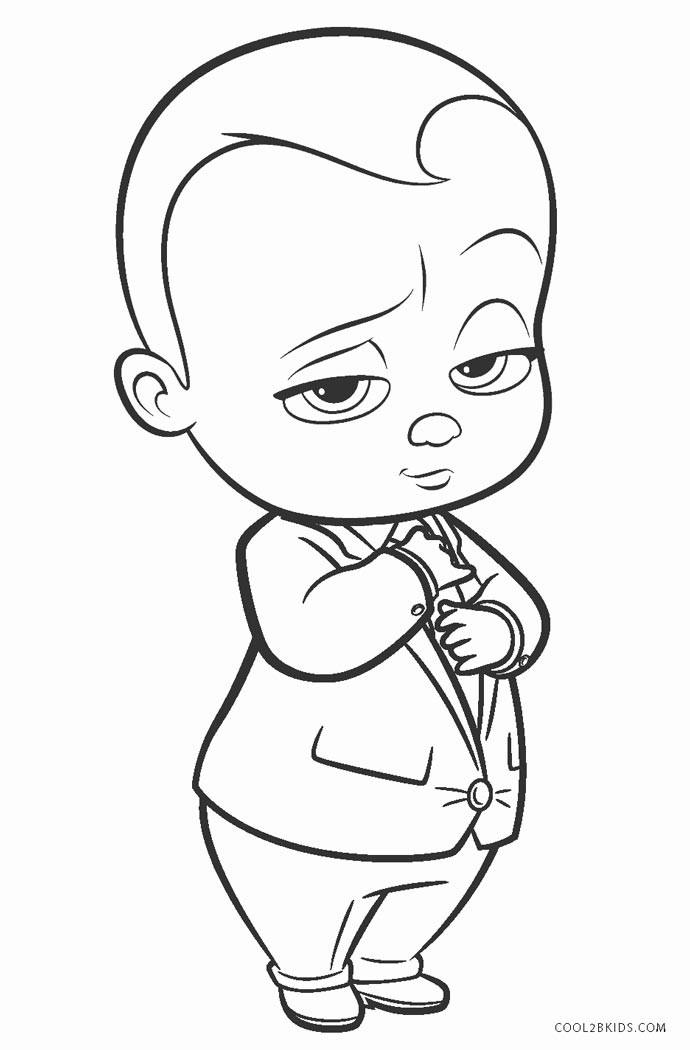 32 Baby Coloring Pages Printable 7