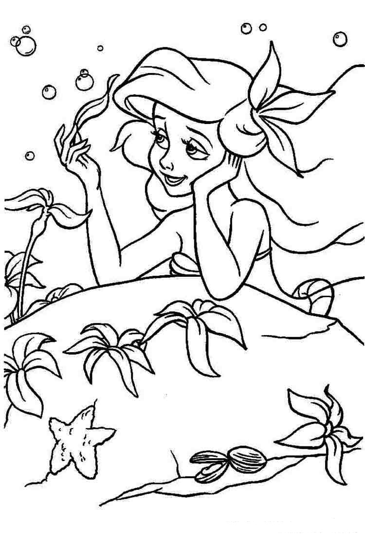 32 Classic The Little Mermaid 2 Coloring Pages Printable 10