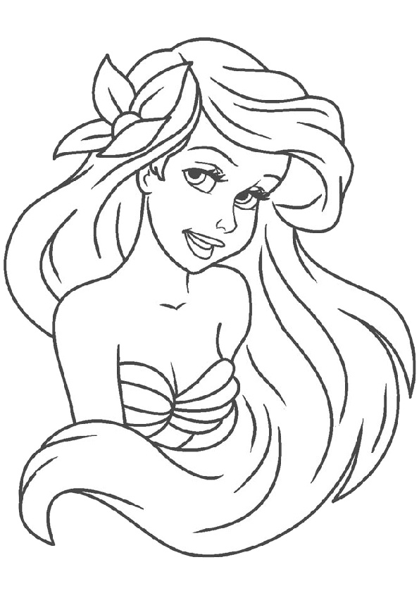 32 Classic The Little Mermaid 2 Coloring Pages Printable 12