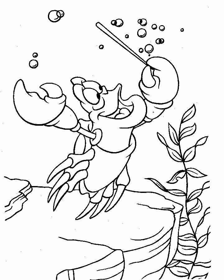 classic the little mermaid coloring pages printable jpg