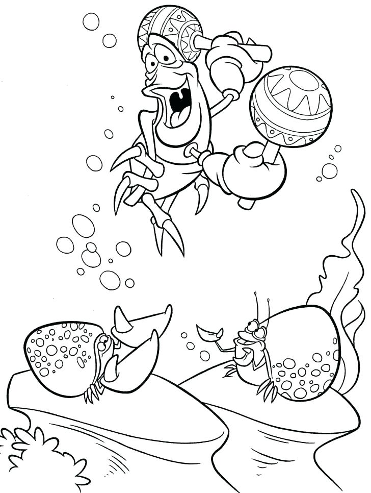 classic the little mermaid coloring pages printable jpg