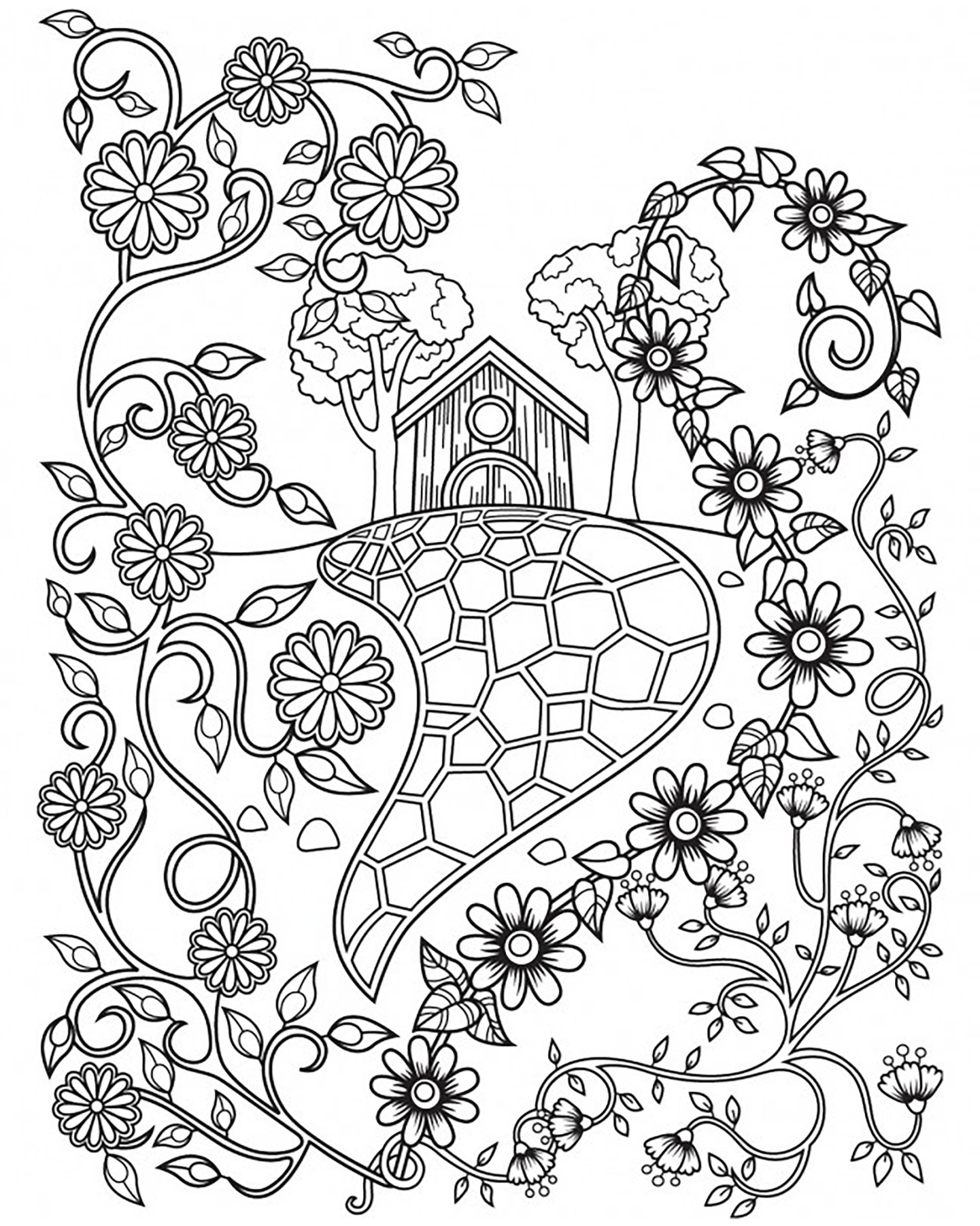 32 Detailed Fairy Tale Coloring Pages Printable 32