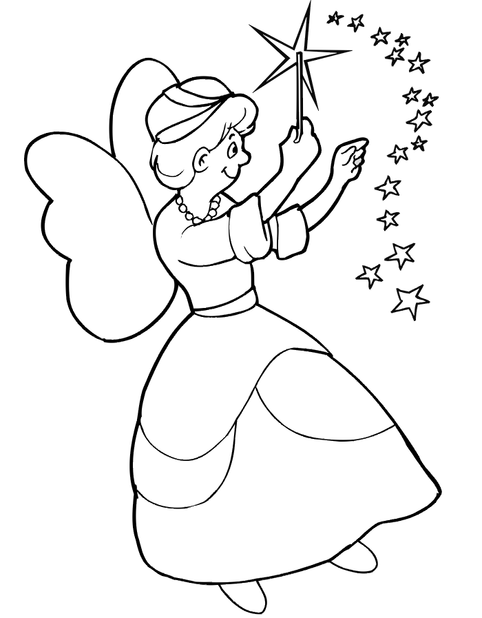 32 Detailed Fairy Tale Coloring Pages Printable 35