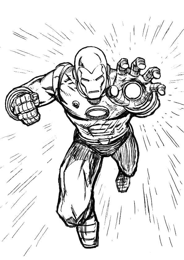 32 Heroic Iron Man Coloring Pages Printable 31