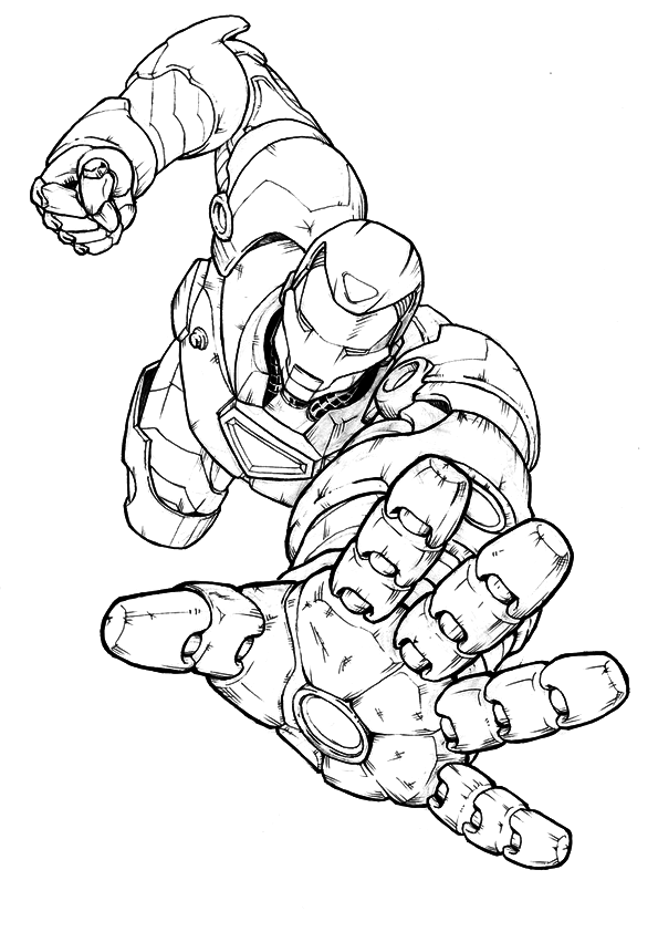 32 Heroic Iron Man Coloring Pages Printable 32