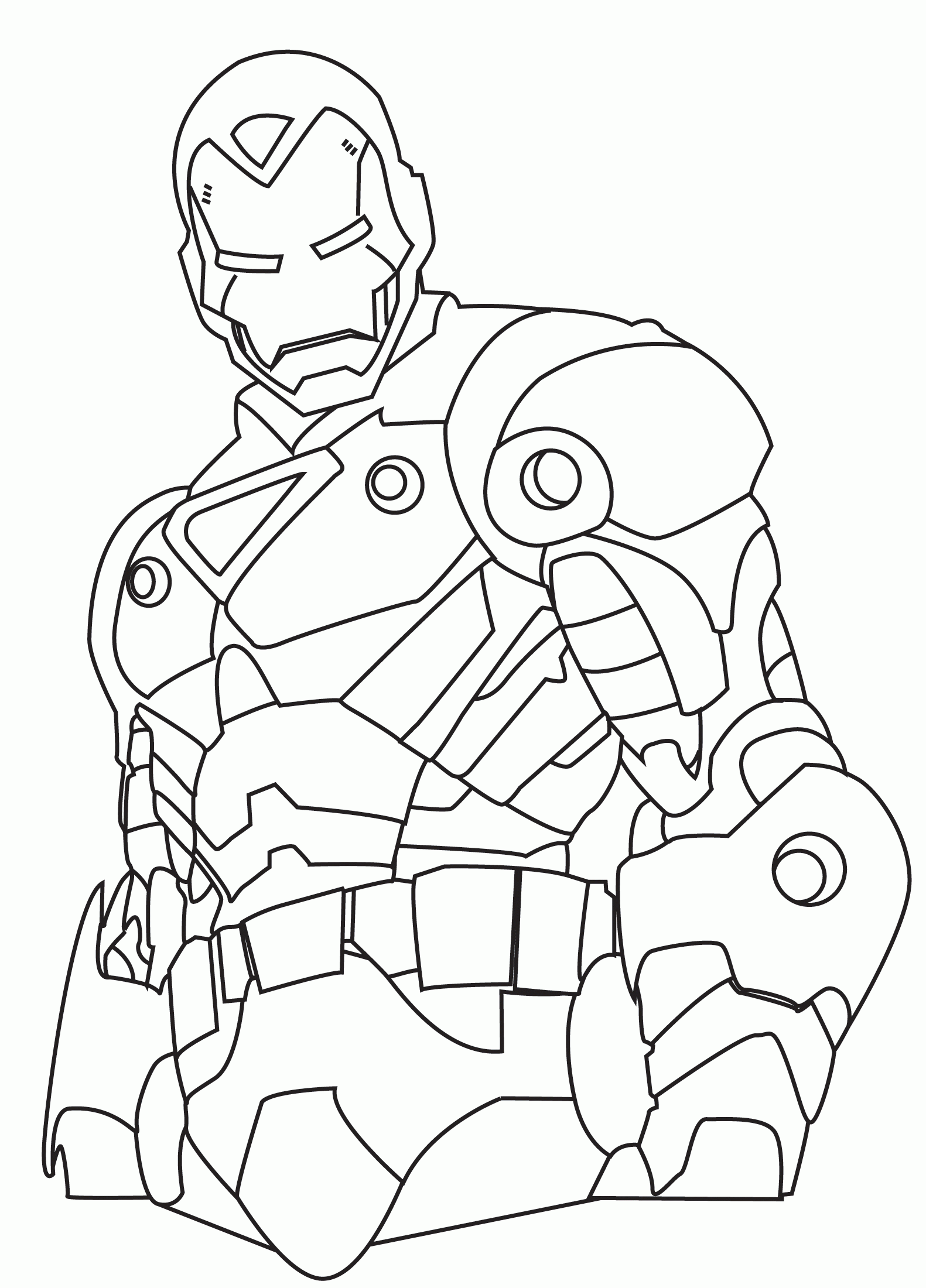 heroic iron man coloring pages printable jpg