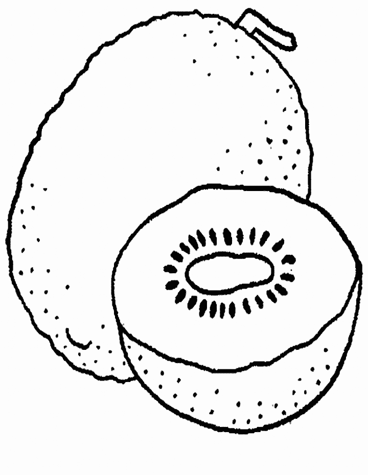 32 Kiwi Fruit Coloring Pages Printable 25