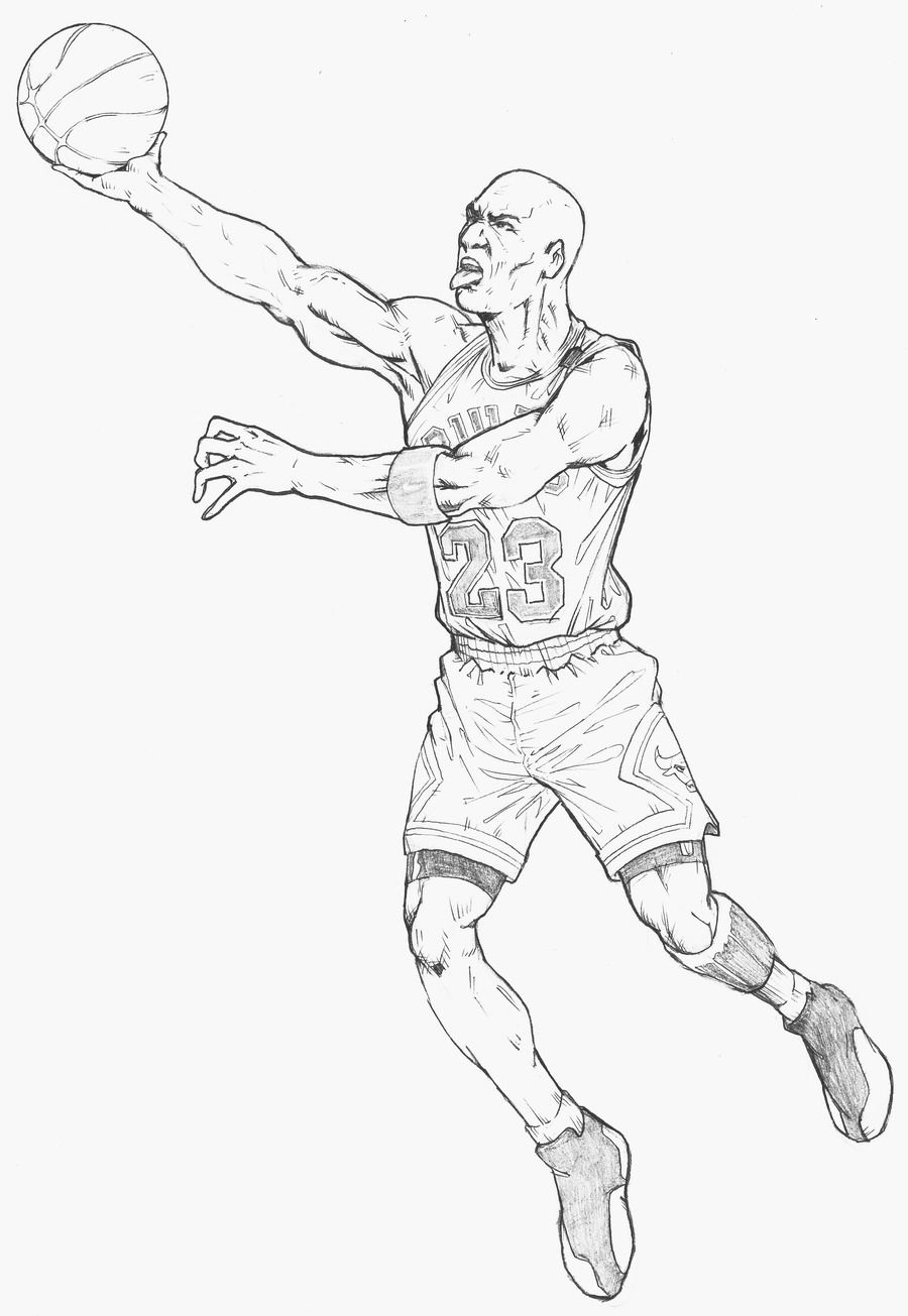 32 Legendary Michael Jordan Coloring Pages Printable 1