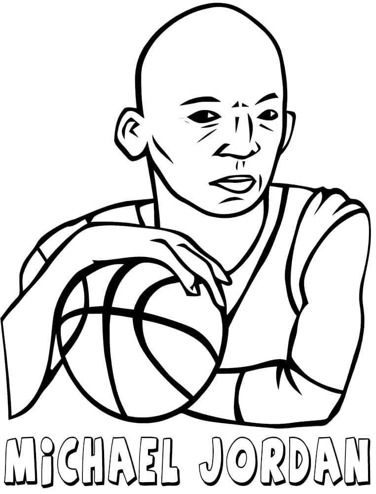 32 Legendary Michael Jordan Coloring Pages Printable 25