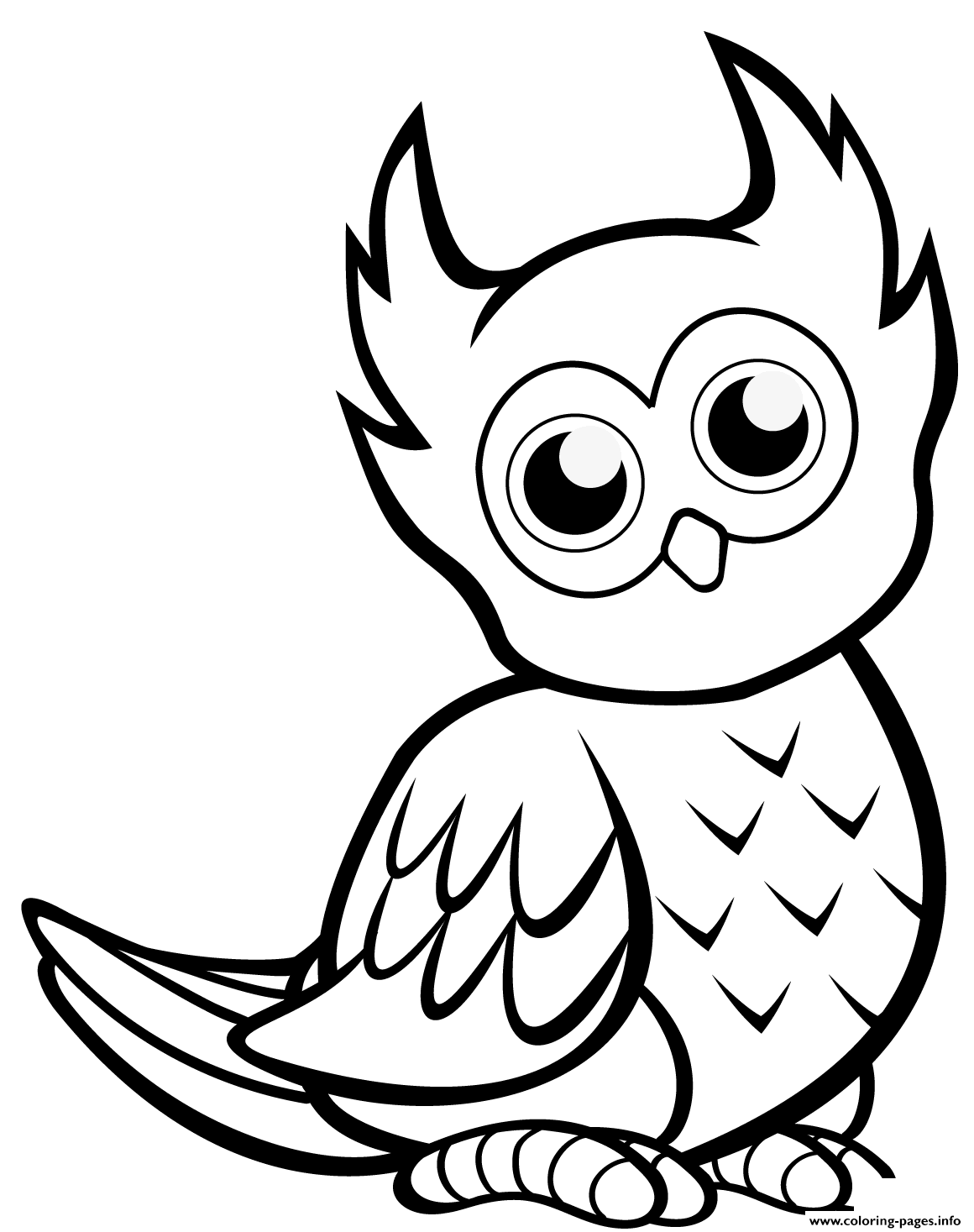 32 Owl Coloring Pages for Adults Printable 12