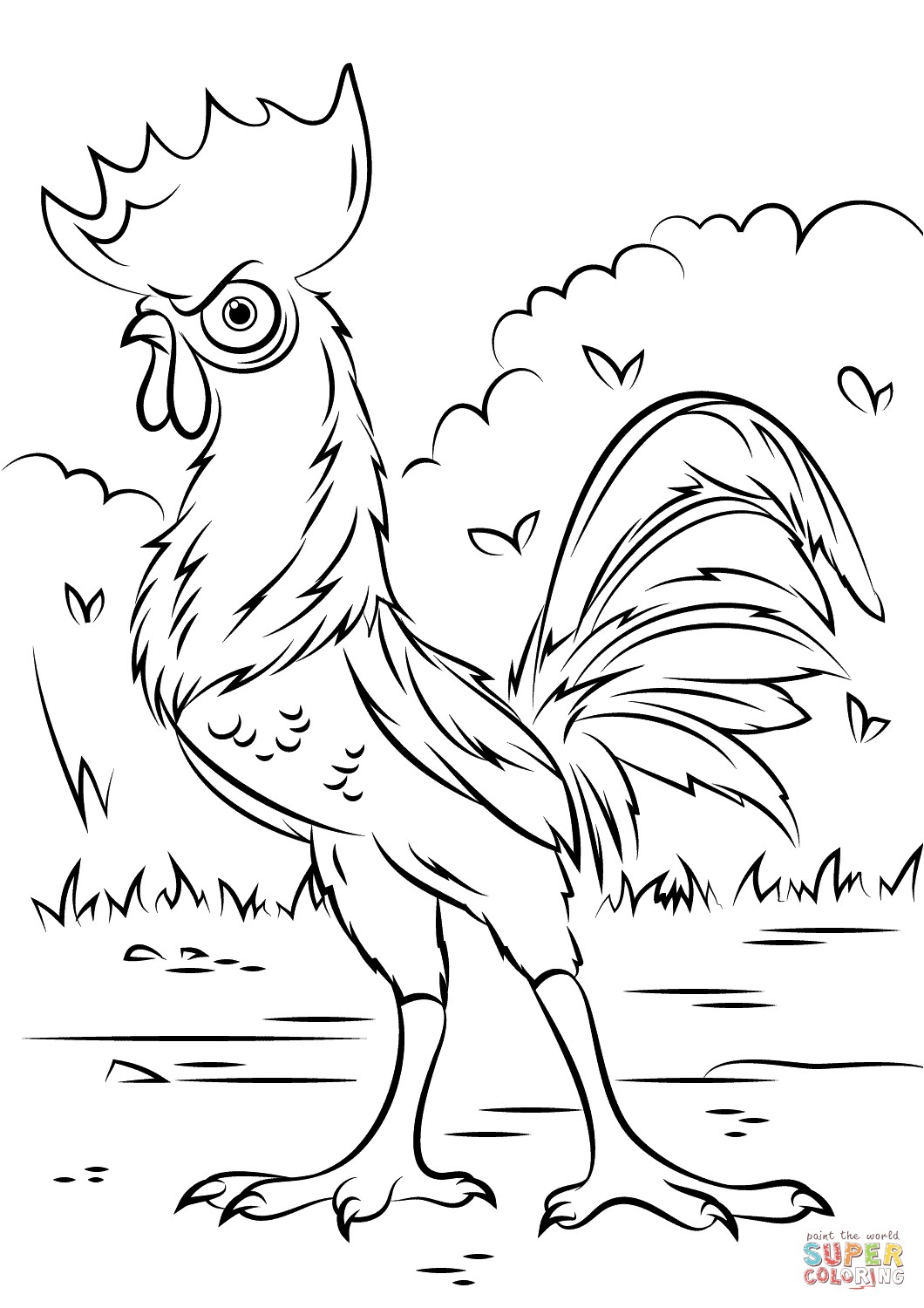 32 Rooster Coloring Pages Printable 15