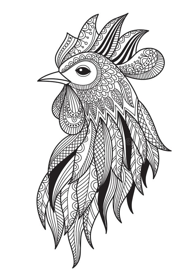 rooster coloring pages printable jpg