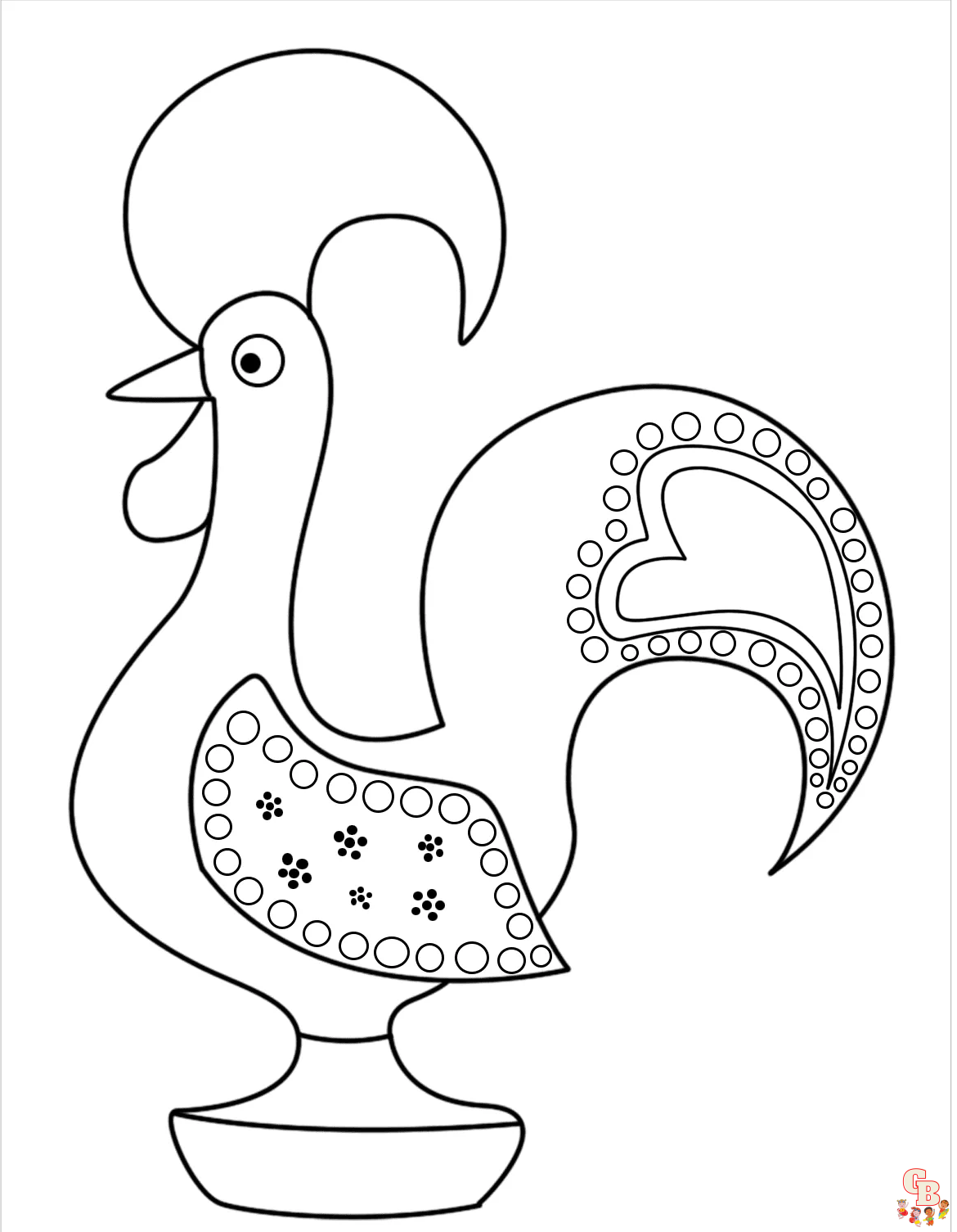 32 Rooster Coloring Pages Printable 7