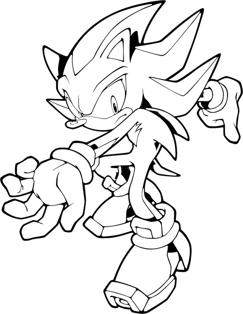 32 Sonic Hedgehog Characters Coloring Pages Printable 12