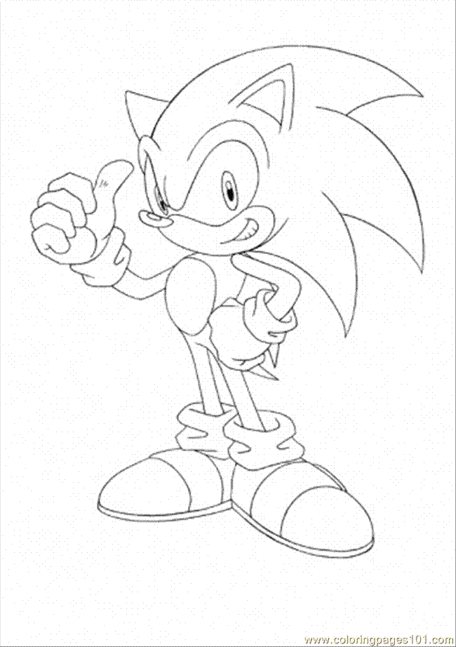 32 Sonic Hedgehog Characters Coloring Pages Printable 16